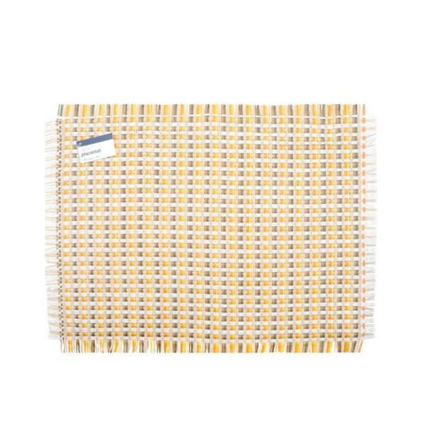 SET 6 TOVAGLIETTE 33X44CM -RAPHI – NATURALE/GIALLO/ARANCIO SET 6 TOVAGLIETTE 33X44CM -RAPHI – NATURALE/GIALLO/ARANCIO