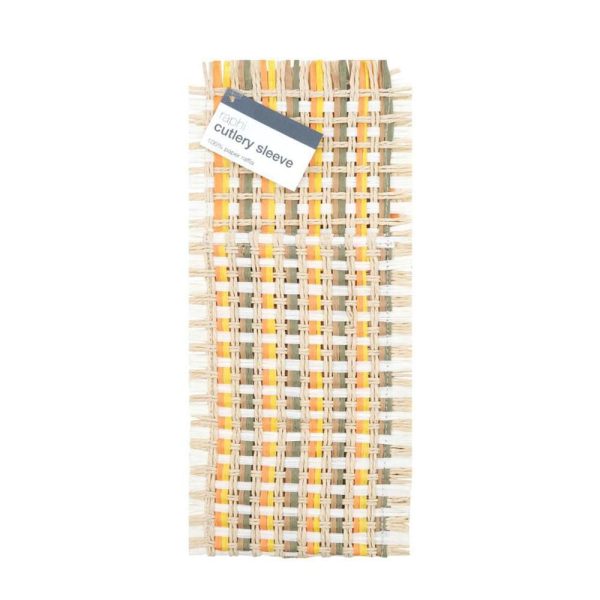 SET 6 PORTA POSATE -RAPHI – NATURALE/GIALLO/ARANCIO SET 6 PORTA POSATE -RAPHI – NATURALE/GIALLO/ARANCIO