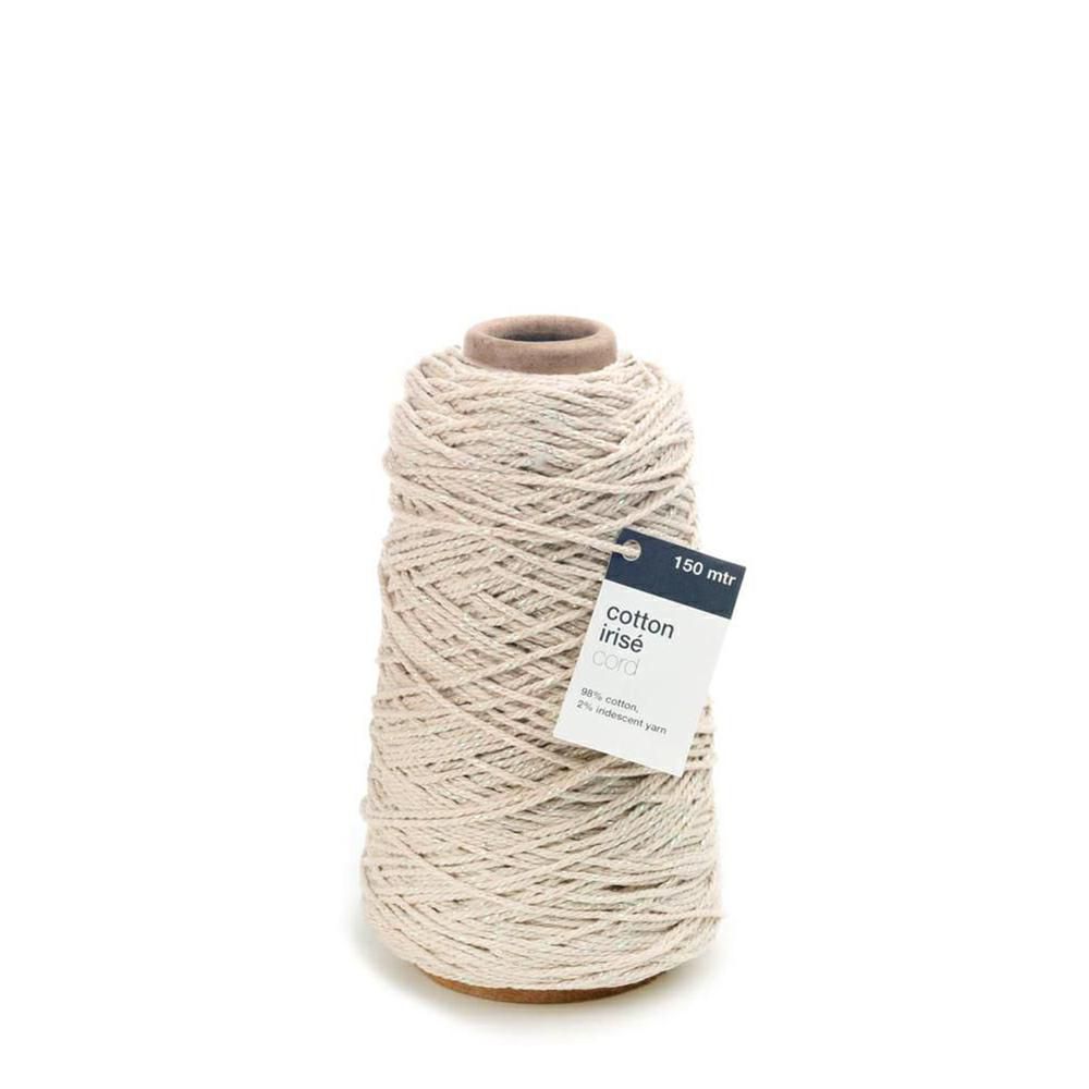 CORDINO COTONE 3MM 150MT -IRISE- AVORIO CORDINO COTONE 3MM 150MT -IRISE- AVORIO