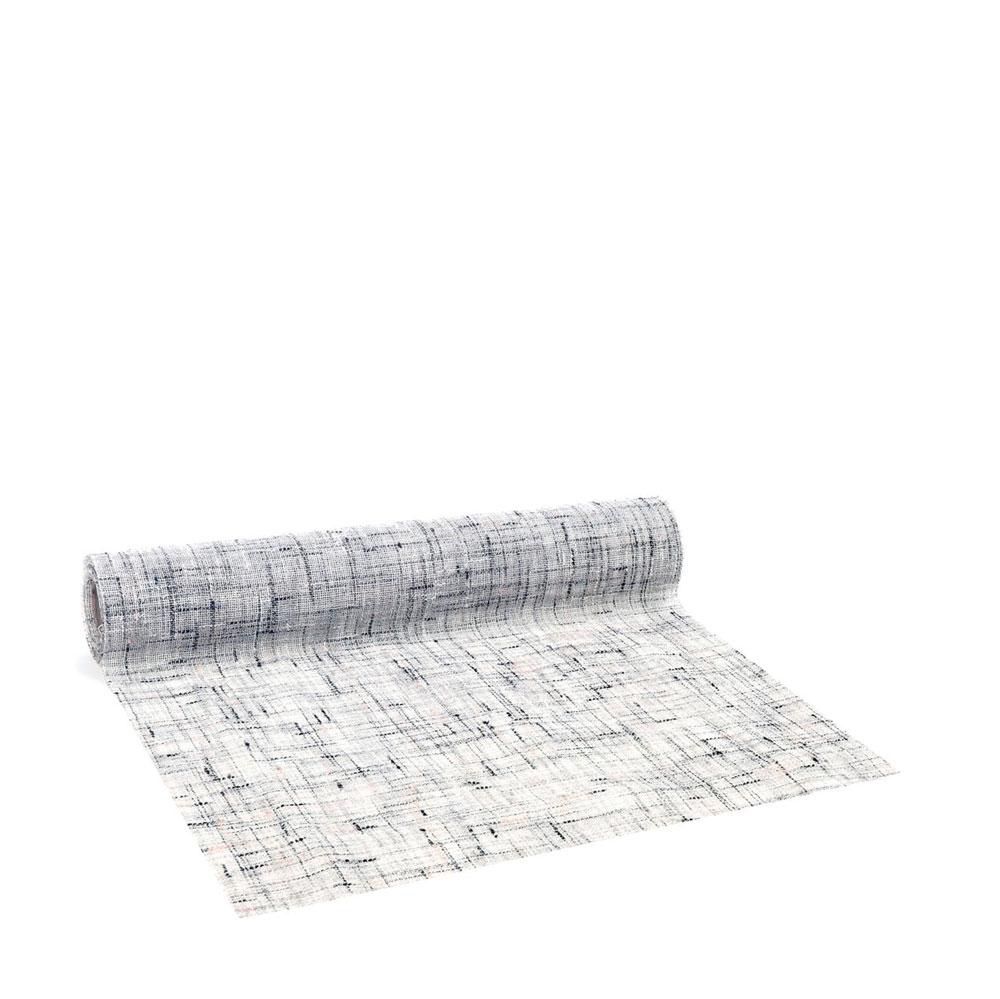 RUNNER COTONE 280MM 2,5MT -MERLE- BIANCO/NERO