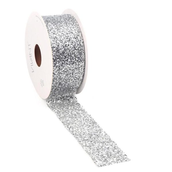 NASTRO LUREX 40MM 10MT-GLISTRA- ARGENTO NASTRO LUREX 40MM 10MT-GLISTRA- ARGENTO