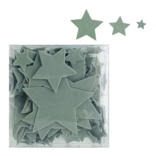 SCATOLA STELLE VELLUTO MISURE ASSORTITE -VELLU STARS- VERDE SCATOLA STELLE VELLUTO MISURE ASSORTITE -VELLU STARS- VERDE