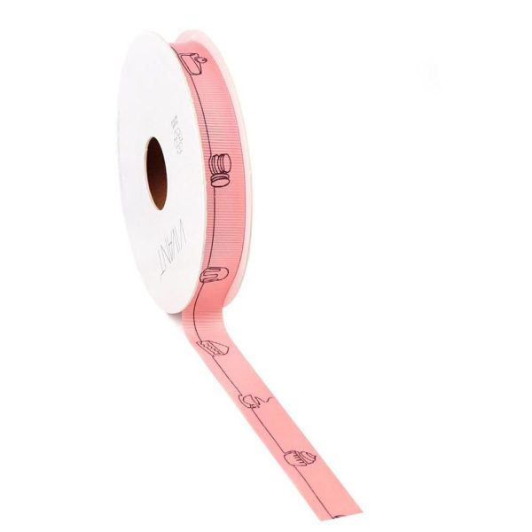 NASTRO TESSUTO 15MM 20MT -TREATS- ROSA NASTRO TESSUTO 15MM 20MT -TREATS- ROSA
