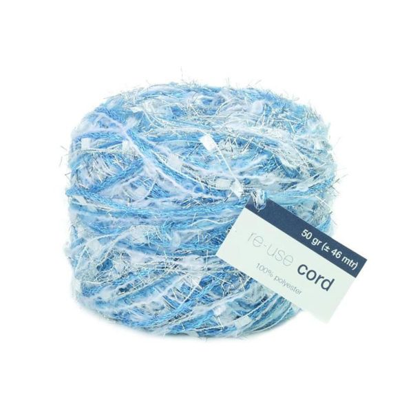 CORDINO 4MM 50GR. -RE-USE- AZZURRO CORDINO 4MM 50GR. -RE-USE- AZZURRO