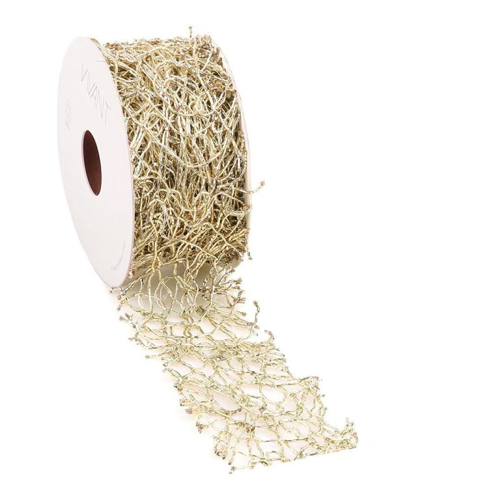 NASTRO 50MM 5MT -LATTICE- ORO