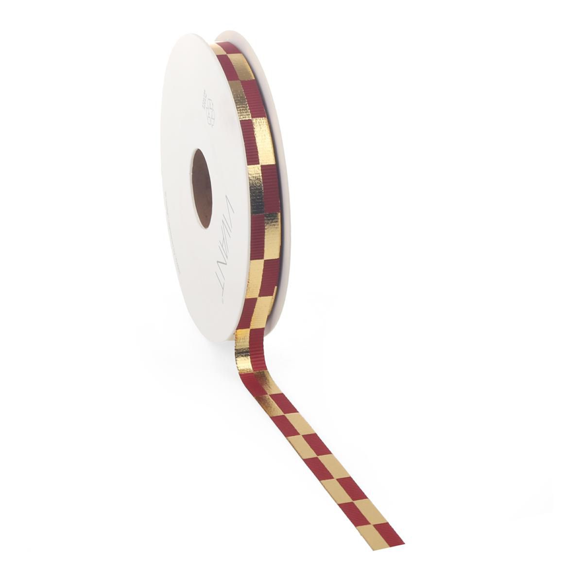 NASTRO GROSGRAIN 10MM 20MT -GITTE- BORDEAUX/ORO NASTRO GROSGRAIN 10MM 20MT -GITTE- BORDEAUX/ORO