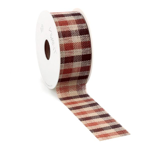 NASTRO 40MM 15MT -CARREAUX- BEIGE/MARRONE NASTRO 40MM 15MT -CARREAUX- BEIGE/MARRONE