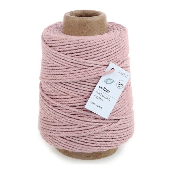 CORDINO COTONE MM.4 MT.100 ROSA CIPRIA