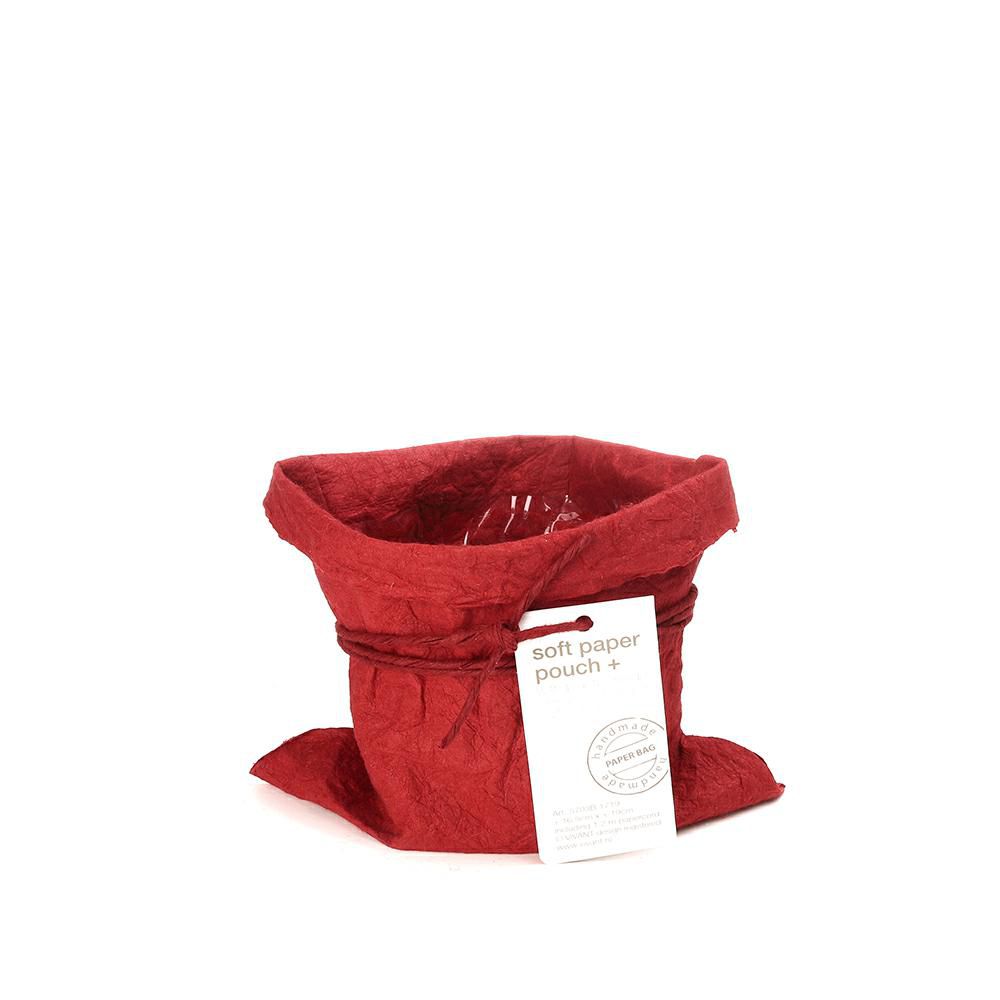 SET 5 SACCHETTI CARTA WATERPROOF-SOFT PAPER-16,5X19 CM ROSSO SET 5 SACCHETTI CARTA WATERPROOF-SOFT PAPER-16,5X19 CM ROSSO
