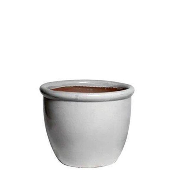 VASO CERAMICA D.30 CM H.25 CM -HP001- BIANCO VASO CERAMICA D.30 CM H.25 CM -HP001- BIANCO