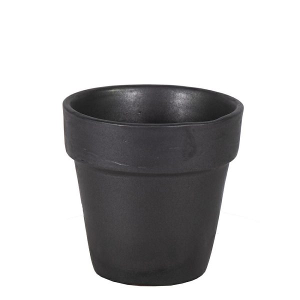 VASO CERAMICA D.20 CM H.20 CM -GRACE- NERO MATT VASO CERAMICA D.20 CM H.20 CM -GRACE- NERO MATT