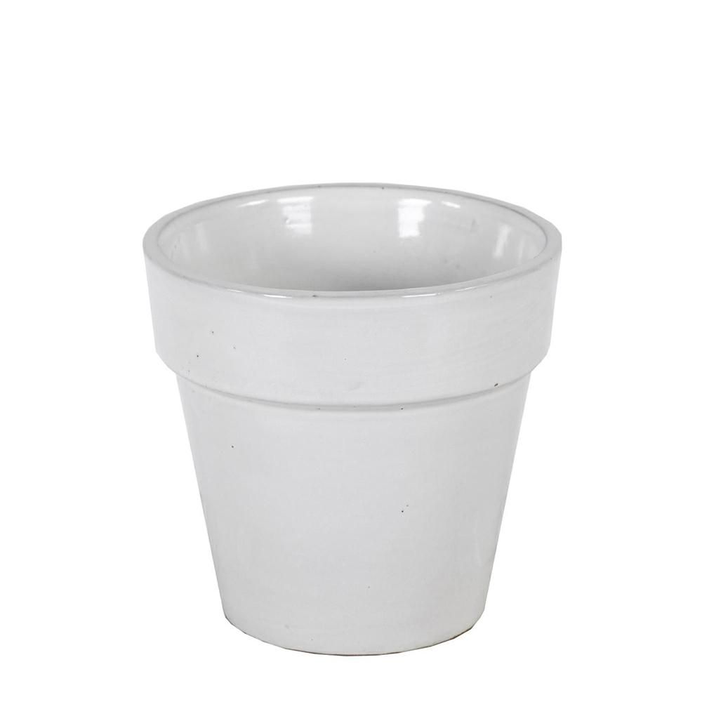 VASO CERAMICA D.20 CM H.20 CM -GRACE- BIANCO LUCIDO VASO CERAMICA D.20 CM H.20 CM -GRACE- BIANCO LUCIDO