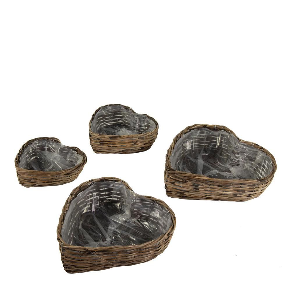 SET 4 CESTI CUORE KOBU D.26-31-36-43 CM H.9-10-11-12 CM NATURALE SET 4 CESTI CUORE KOBU D.26-31-36-43 CM H.9-10-11-12 CM NATURALE