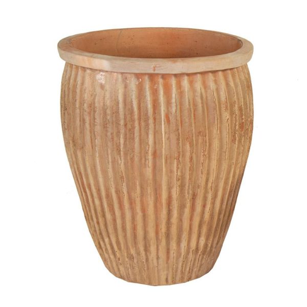 VASO TERRACOTTA D.54 CMH.67 CM -AGED- TERRACOTTA VASO TERRACOTTA D.54 CMH.67 CM -AGED- TERRACOTTA