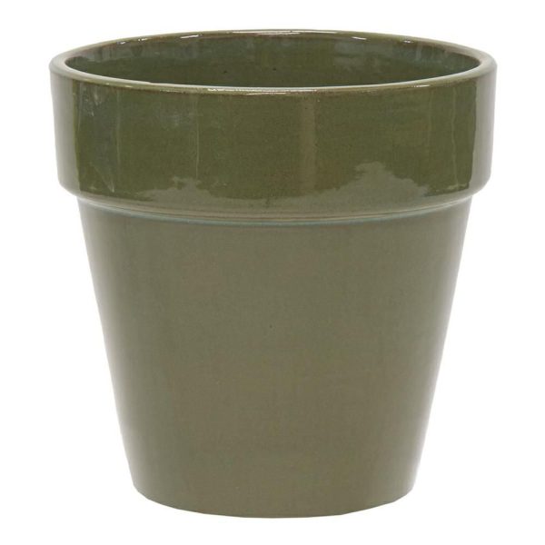 VASO CERAMICA D.25 CM H.25 CM -GRACE- VERDE MUSCHIO VASO CERAMICA D.25 CM H.25 CM -GRACE- VERDE MUSCHIO