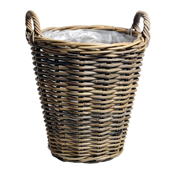 CESTO KOBU C/MANICI D.39 CM H.44 CM NATURALE CESTO KOBU C/MANICI D.39 CM H.44 CM NATURALE