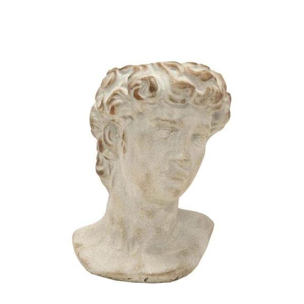 UOMO VASO CEMENTO 17X14CM H.22 CM -DAVID- GRIGIO UOMO VASO CEMENTO 17X14CM H.22 CM -DAVID- GRIGIO