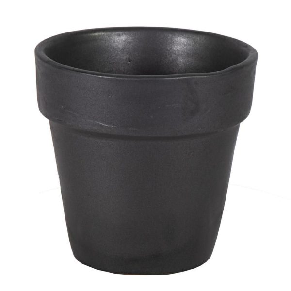 VASO CERAMICA D.25 CM H.25 CM -GRACE- NERO MATT VASO CERAMICA D.25 CM H.25 CM -GRACE- NERO MATT