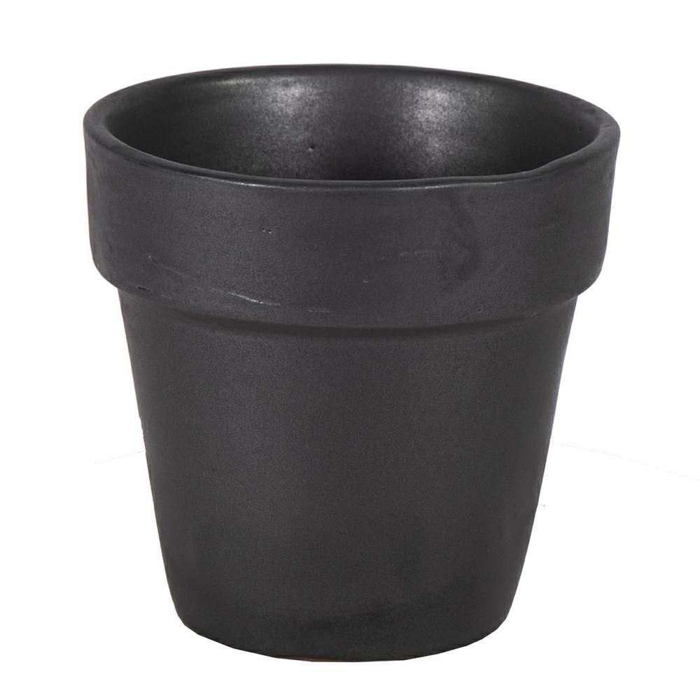 VASO CERAMICA D.25 CM H.25 CM -GRACE- NERO MATT VASO CERAMICA D.25 CM H.25 CM -GRACE- NERO MATT