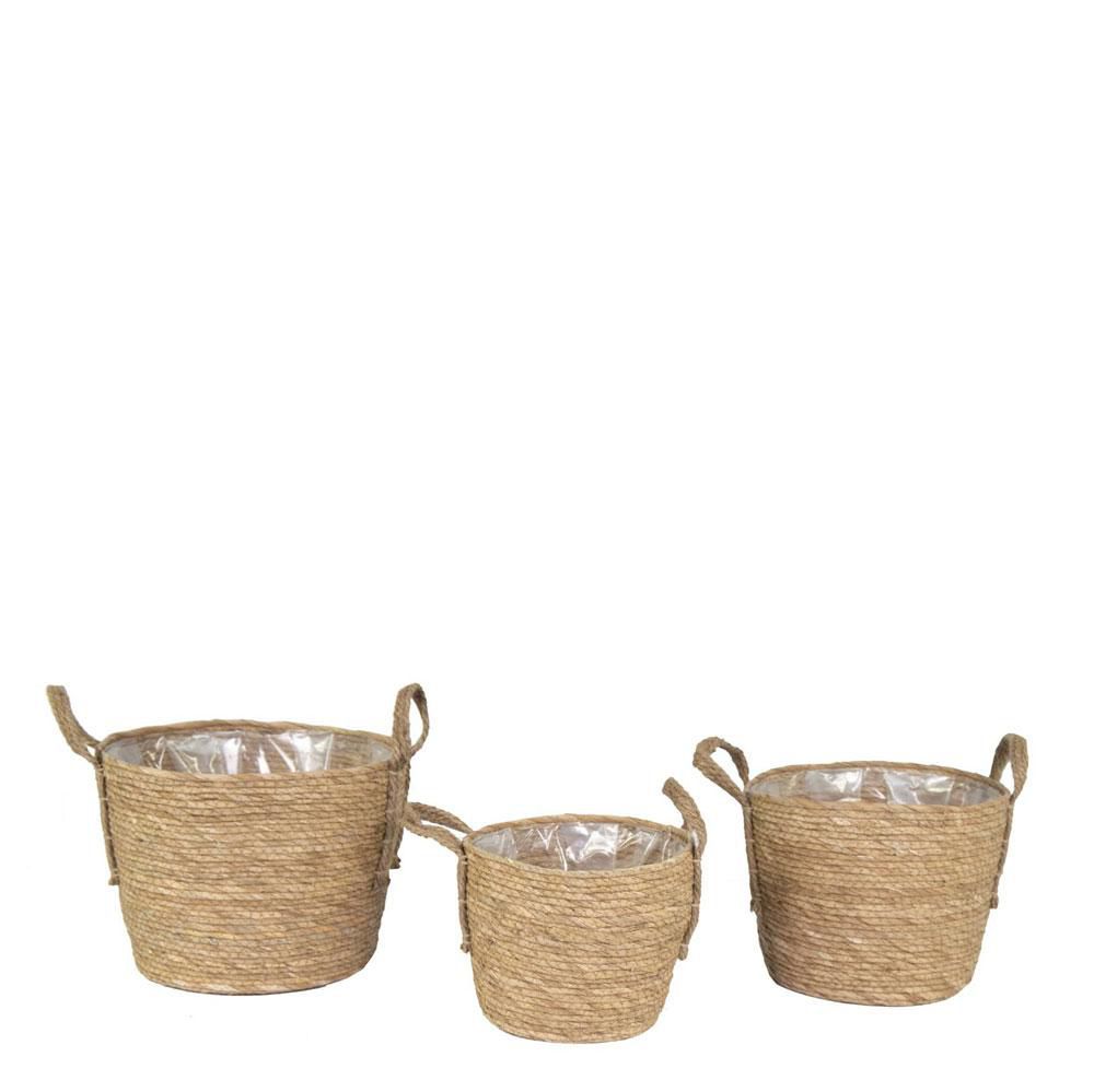SET 3 CESTI D.24-29-33 CM H.19-22,5-26 CM -HAYDEN- NATURALE SET 3 CESTI D.24-29-33 CM H.19-22,5-26 CM -HAYDEN- NATURALE