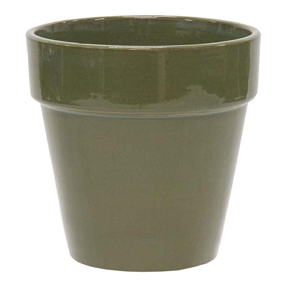 VASO CERAMICA D.15 CM H.15 CM -GRACE- VERDE MUSCHIO VASO CERAMICA D.15 CM H.15 CM -GRACE- VERDE MUSCHIO