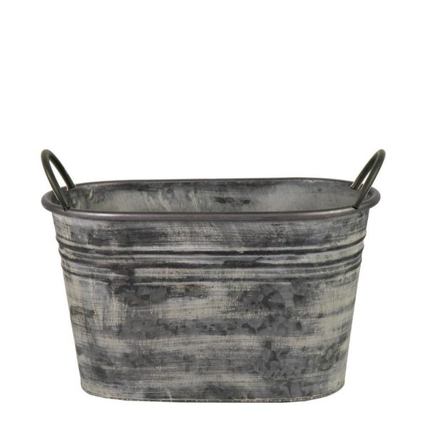 CASPO OVALE METALLO 39,5X21,5 CM H.23 CM -FOLKS- CREMA VINTAGE CASPO OVALE METALLO 39,5X21,5 CM H.23 CM -FOLKS- CREMA VINTAGE