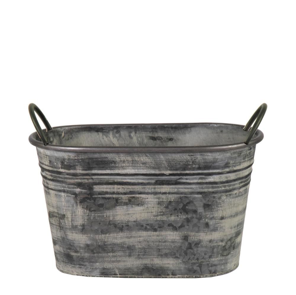 CASPO OVALE METALLO 39,5X21,5 CM H.23 CM -FOLKS- CREMA VINTAGE CASPO OVALE METALLO 39,5X21,5 CM H.23 CM -FOLKS- CREMA VINTAGE