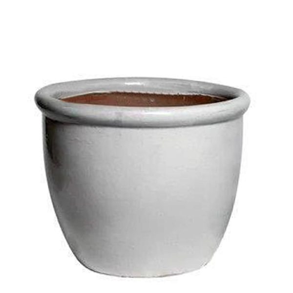 VASO CERAMICA D.50 CM H.39 CM -HP001- BIANCO VASO CERAMICA D.50 CM H.39 CM -HP001- BIANCO