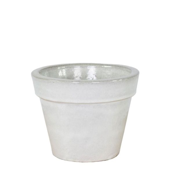 VASO CERAMICA D.38 CM H.30 CM -BASIC- BIANCO VASO CERAMICA D.38 CM H.30 CM -BASIC- BIANCO