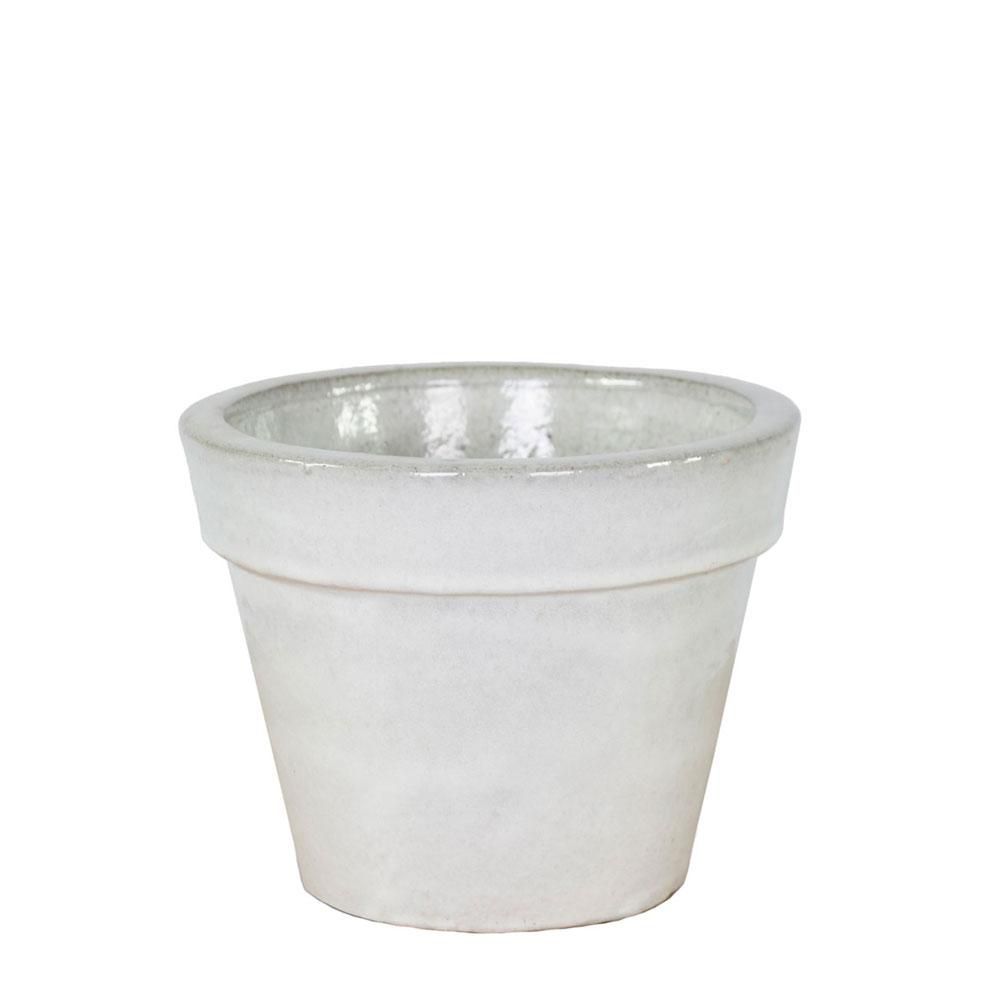 VASO CERAMICA D.38 CM H.30 CM -BASIC- BIANCO VASO CERAMICA D.38 CM H.30 CM -BASIC- BIANCO