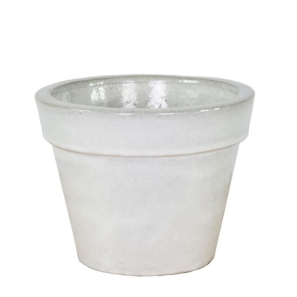 VASO CERAMICA D.47 CM H.39 CM -BASIC- BIANCO VASO CERAMICA D.47 CM H.39 CM -BASIC- BIANCO