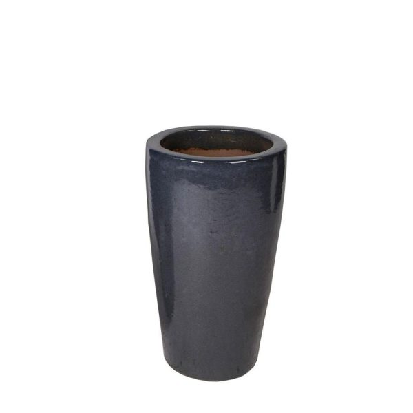 VASO CERAMICA D.30 CM H.65 CM -CONICAL- GRIGIO VASO CERAMICA D.30 CM H.65 CM -CONICAL- GRIGIO