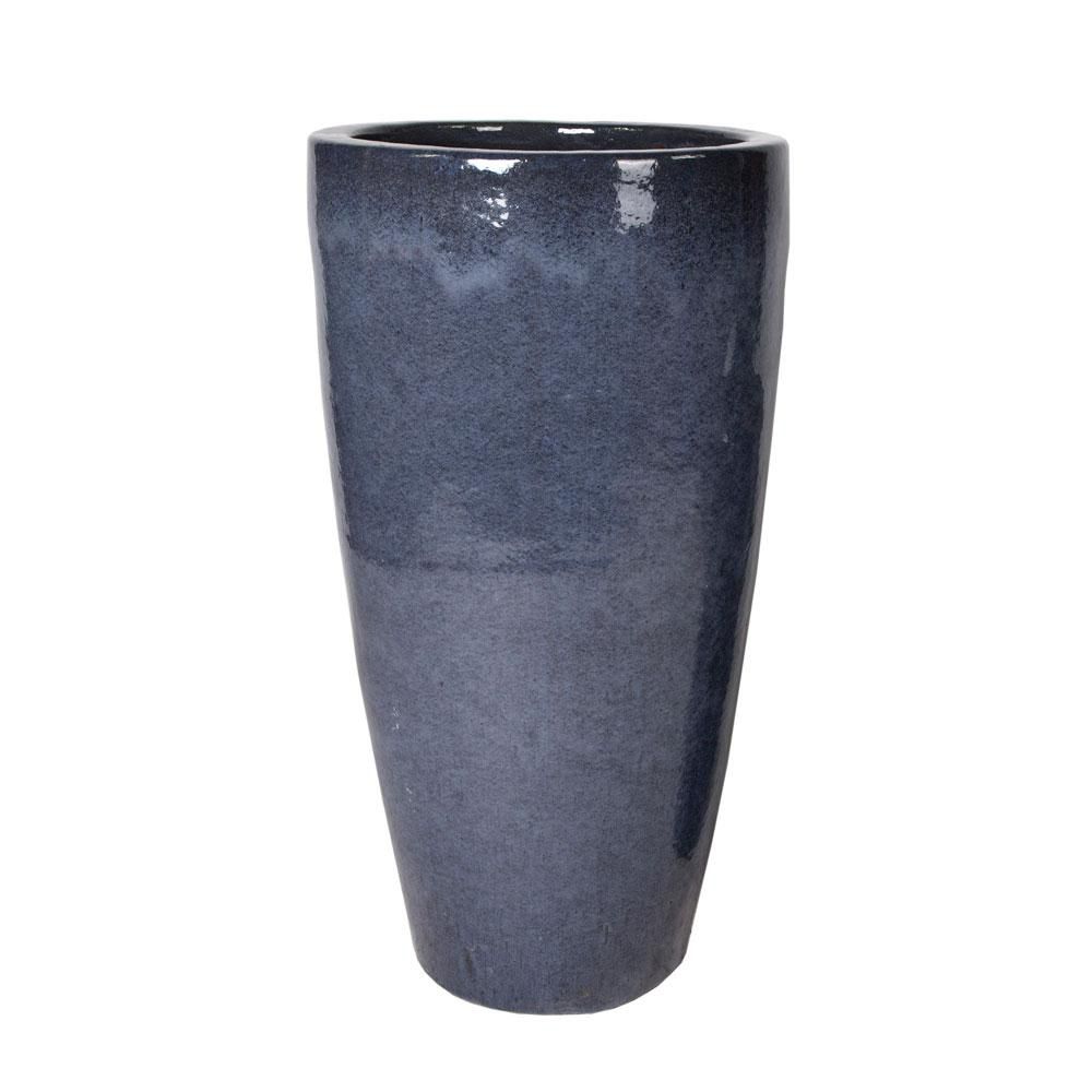 VASO CERAMICA D.46 CM H.90 CM -CONICAL- GRIGIO VASO CERAMICA D.46 CM H.90 CM -CONICAL- GRIGIO