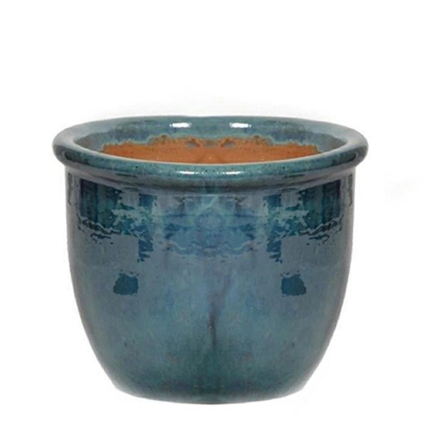 VASO CERAMICA D.50 CM H.39 CM -HP001- VERDE VASO CERAMICA D.50 CM H.39 CM -HP001- VERDE