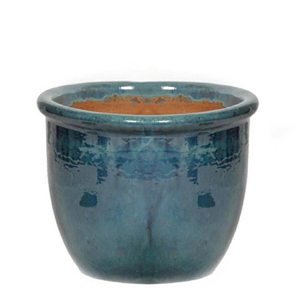 VASO CERAMICA D.50 CM H.39 CM -HP001- VERDE VASO CERAMICA D.50 CM H.39 CM -HP001- VERDE