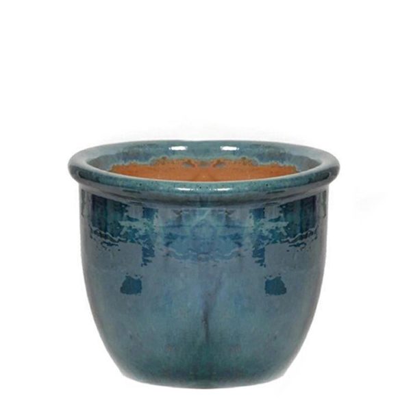 VASO CERAMICA D.39 CM H.30 CM -HP001- VERDE VASO CERAMICA D.39 CM H.30 CM -HP001- VERDE