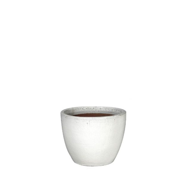 VASO CERAMICA D.22 CM H.21 CM -EGG- BIANCO VASO CERAMICA D.22 CM H.21 CM -EGG- BIANCO