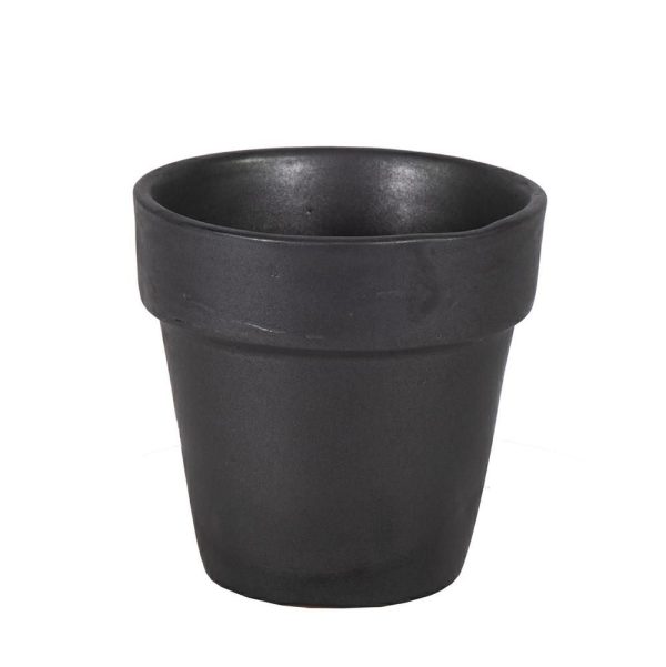 VASO CERAMICA D.15 CM H.15 CM -GRACE- NERO MATT VASO CERAMICA D.15 CM H.15 CM -GRACE- NERO MATT