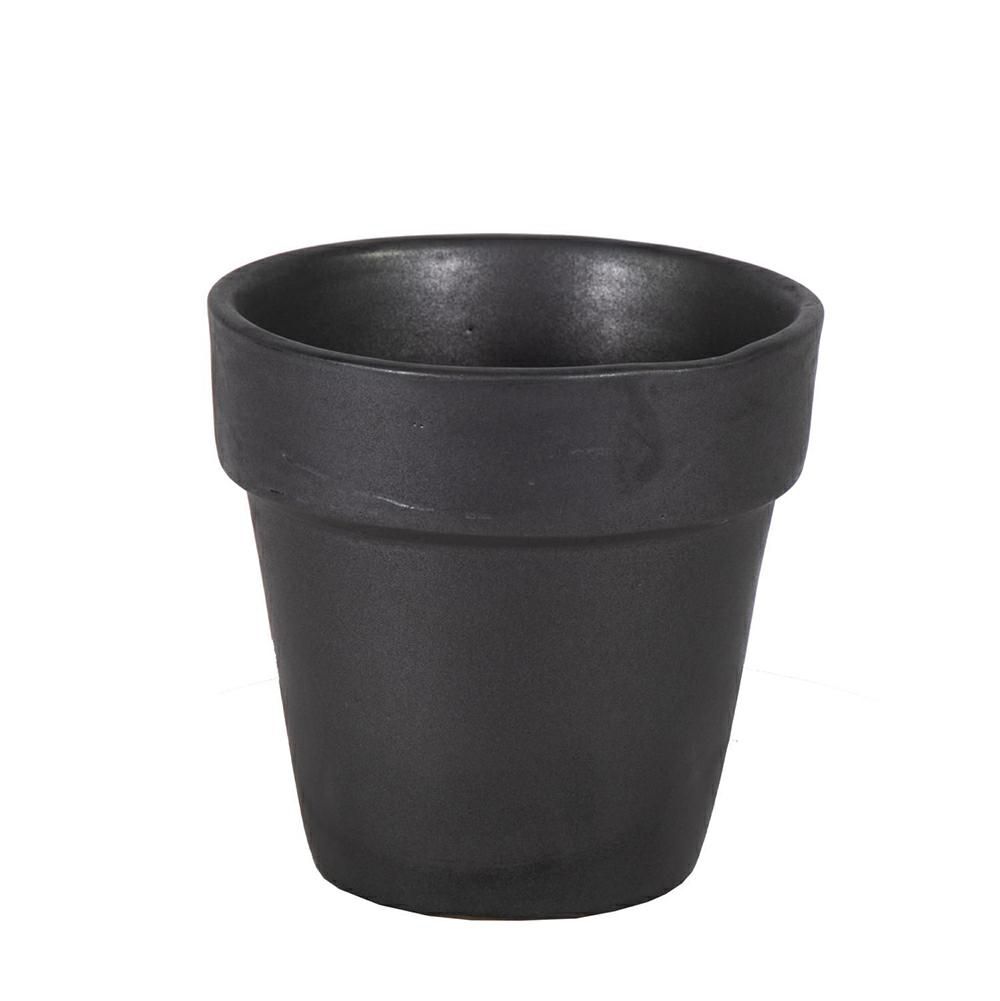 VASO CERAMICA D.17 CM H.17 CM -GRACE- NERO MATT VASO CERAMICA D.17 CM H.17 CM -GRACE- NERO MATT