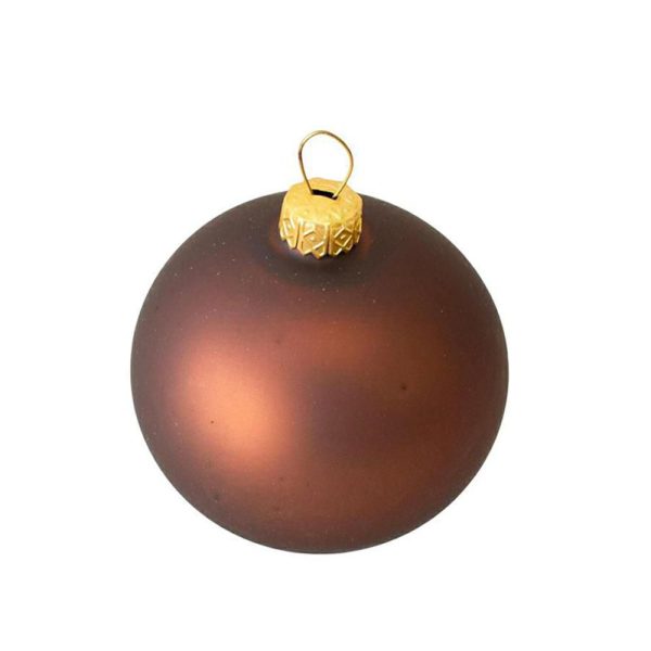 SET 12 SFERE VETRO MM.60 COCA SATINATO SET 12 SFERE VETRO MM.60 COCA SATINATO