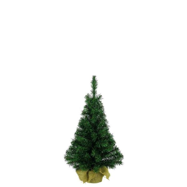 ALBERO NATALE MINI C/SACCO JUTA H.45 CM VERDE ALBERO NATALE MINI C/SACCO JUTA H.45 CM VERDE