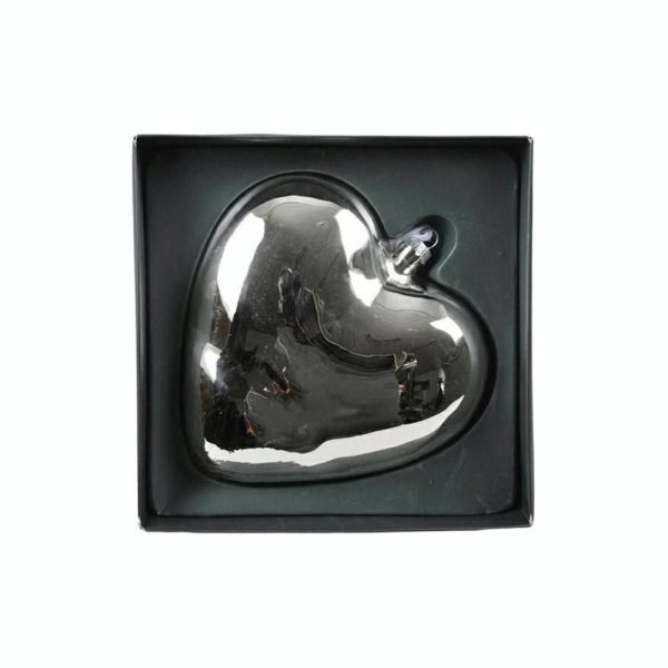 CUORE METALLO D.15 CM C/NASTRO D/APP. BIANCO ARGENTO CUORE METALLO D.15 CM C/NASTRO D/APP. BIANCO ARGENTO