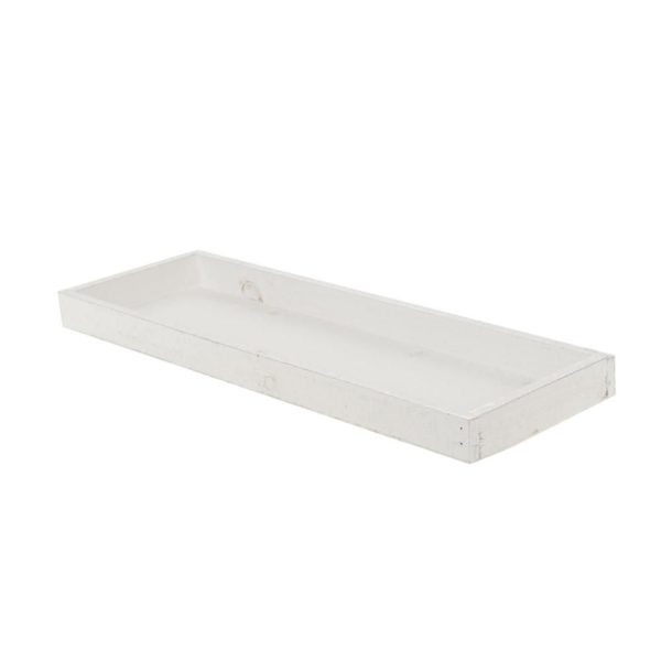 VASSOIO LEGNO RETTANGOLARE 42X14X3 CM WASHED BIANCO VASSOIO LEGNO RETTANGOLARE 42X14X3 CM WASHED BIANCO