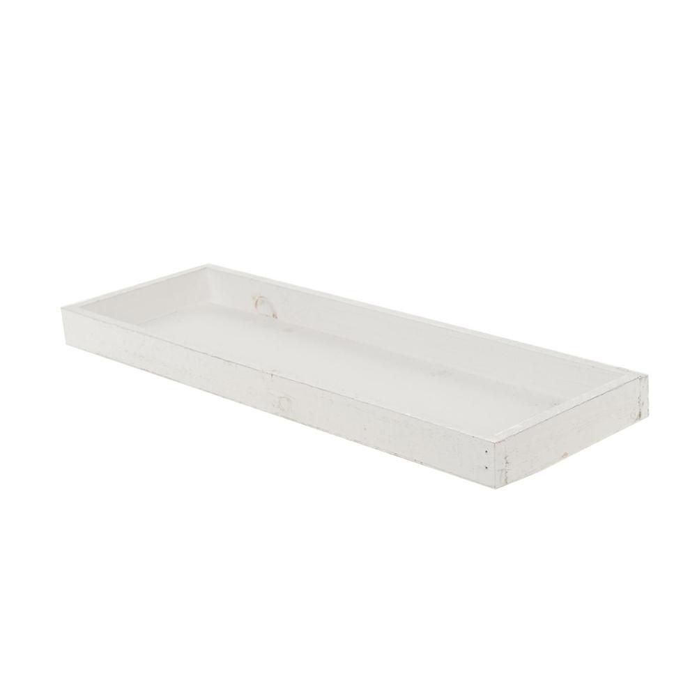 VASSOIO LEGNO RETTANGOLARE 42X14X3 CM WASHED BIANCO VASSOIO LEGNO RETTANGOLARE 42X14X3 CM WASHED BIANCO