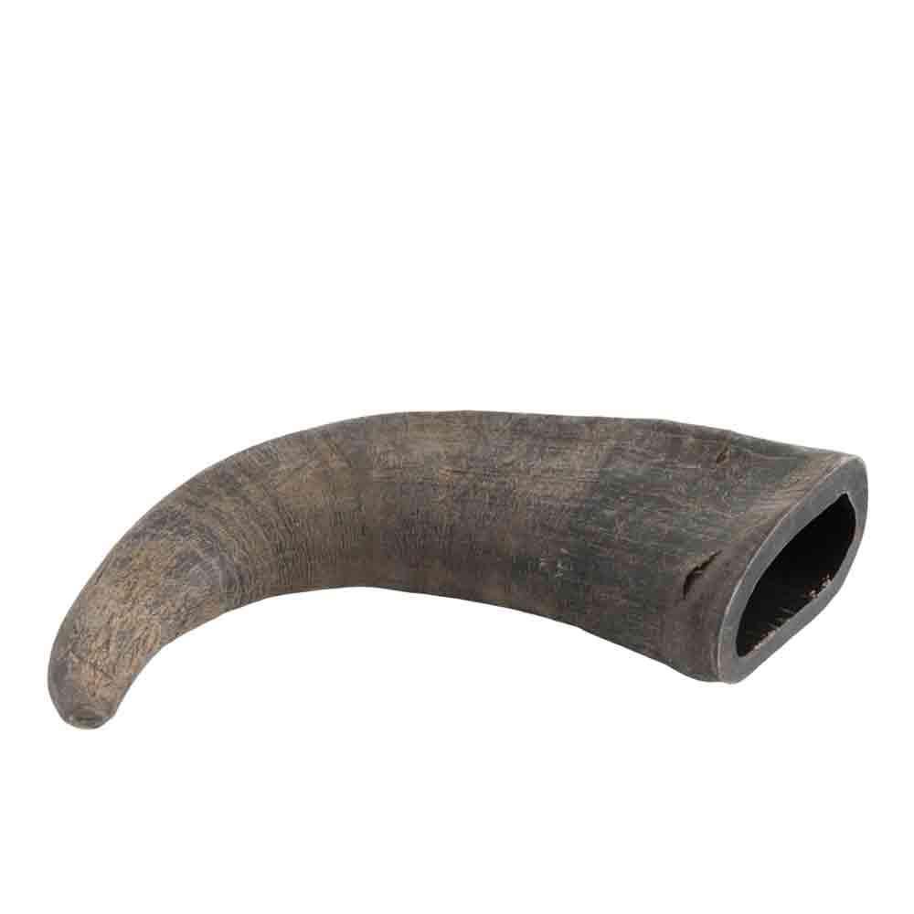 CORNO DI BUFALO 30 CM MARRONE/NERO RUVIDO