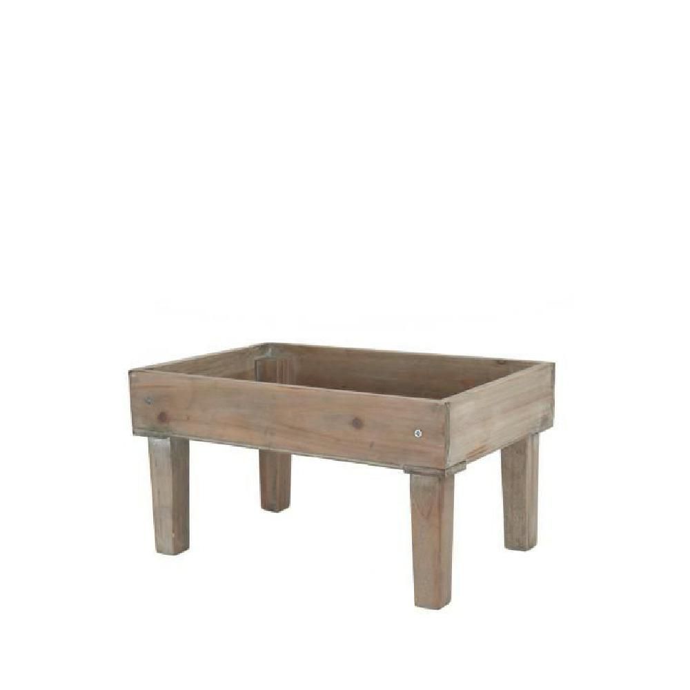 ALZATA LEGNO-TABLE-30X20X16 NATURALE WASH. ALZATA LEGNO-TABLE-30X20X16 NATURALE WASH.