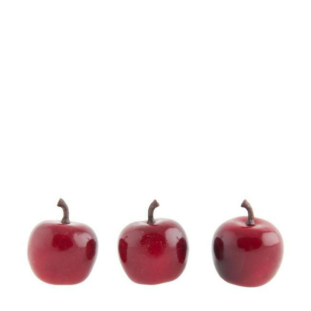 SET 12 MELE DIAM.4,5 ROSSO LUC.