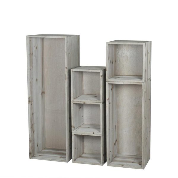 ARMADIETTO LEGNO 120X40X39 6 SCOMPARTI NATURALE WASH ARMADIETTO LEGNO 120X40X39 6 SCOMPARTI NATURALE WASH