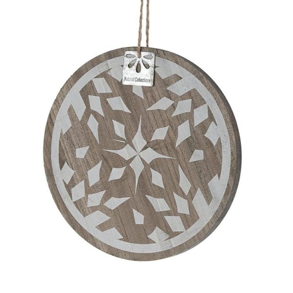 SFERA LEGNO D.25 CM -CHRISTMAS- D/APP. BIANCO SFERA LEGNO D.25 CM -CHRISTMAS- D/APP. BIANCO