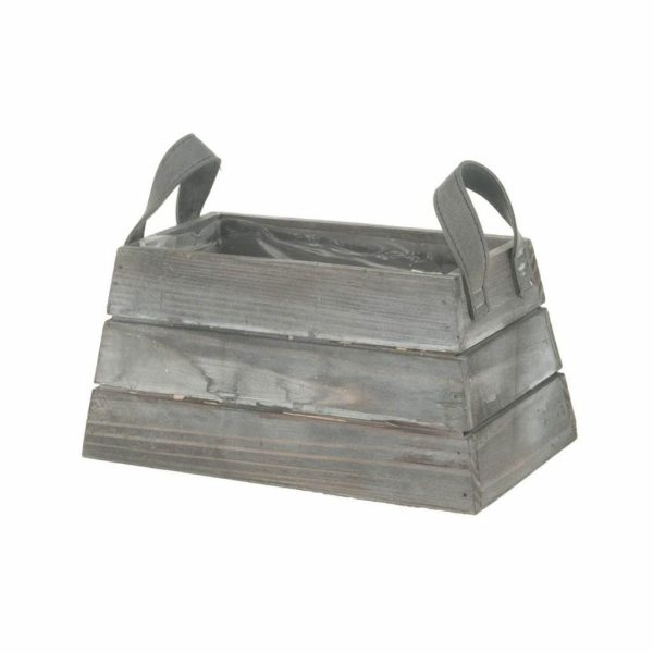 VASO LEGNO 2M.PELLE 20X10,5X11,5 BIANCO WASH/MARRONE VASO LEGNO 2M.PELLE 20X10,5X11,5 BIANCO WASH/MARRONE